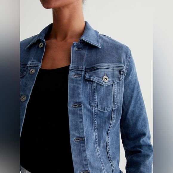 AG Denim Slim Jacket szie M - Picture 3 of 15